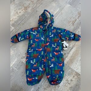 NWT The Children’s Place Infant Outdoor Fleece Lined Baby Bunting